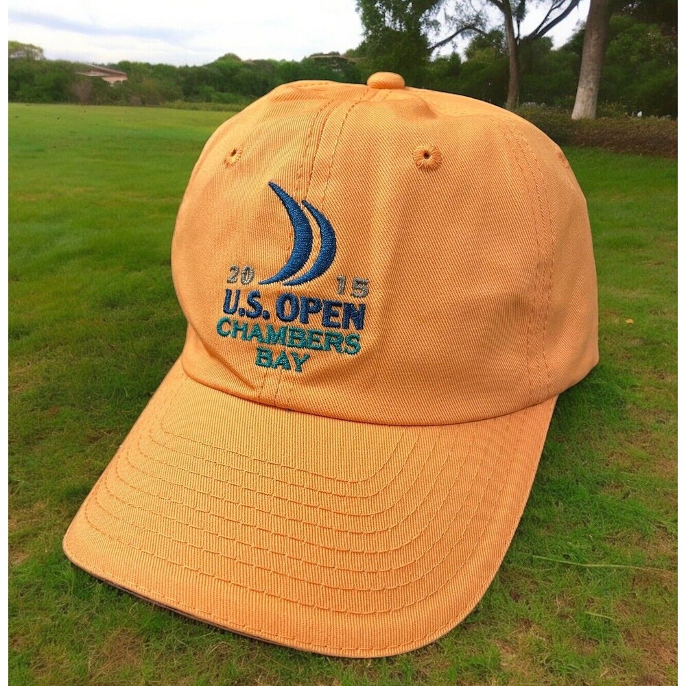 NEW US Open 2015 Chambers Bay Golf Hat Cap Strap Back Adjustable USGA Washington